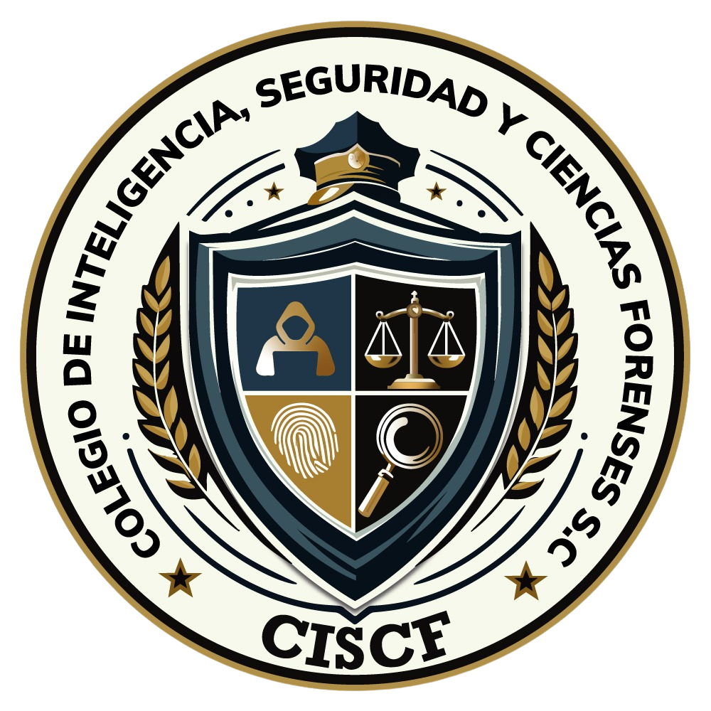Escudo oficial del Colegio de Inteligencia, Seguridad y Ciencias Forenses