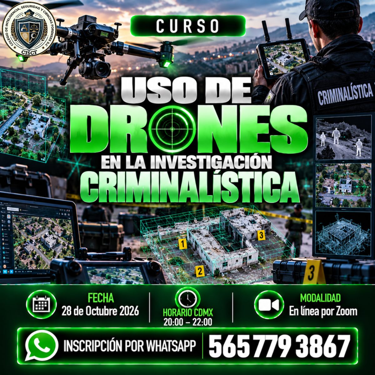 Uso de Drones en la Investigación Criminalística