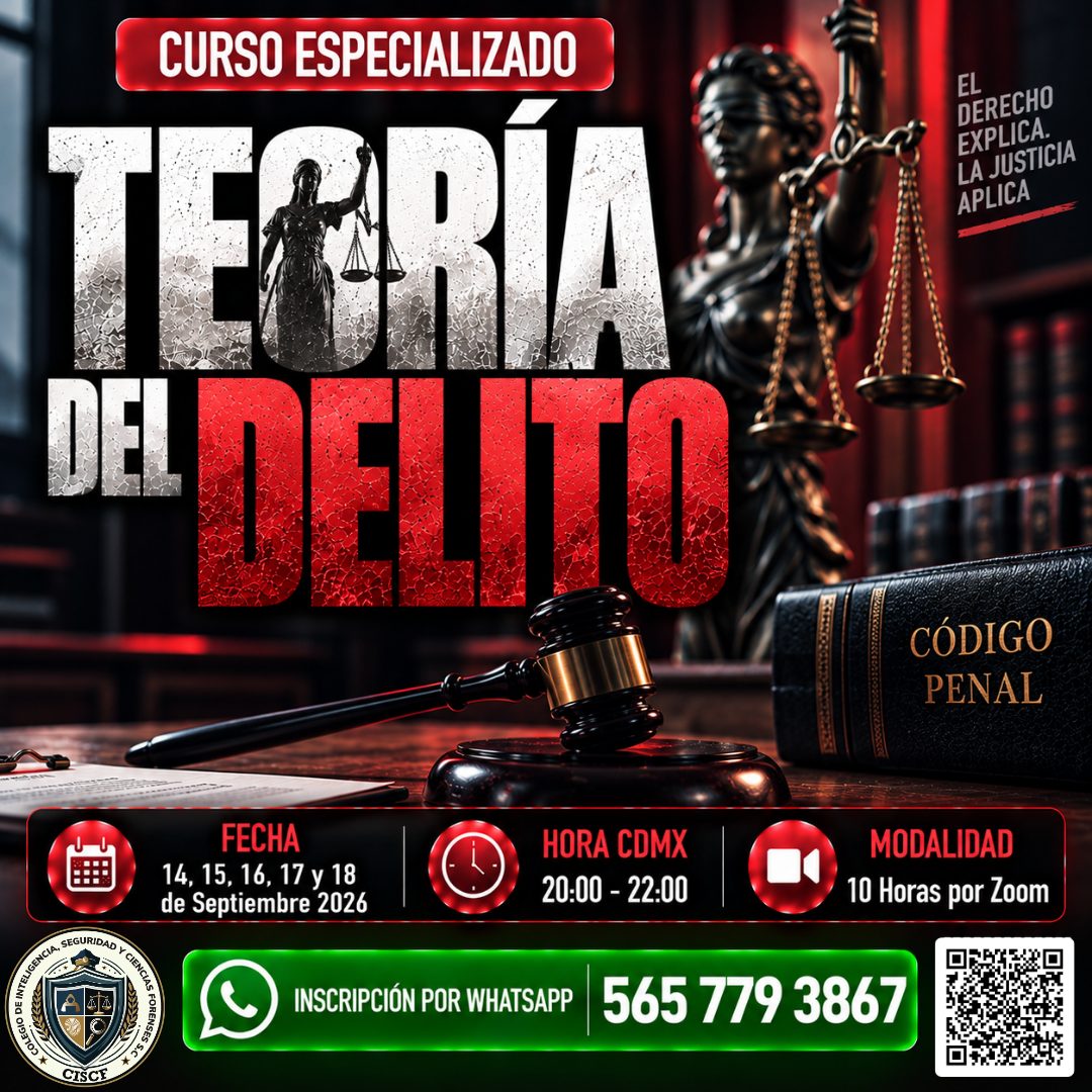Curso Especializado: Teoría del Delito (10hrs) 1ªG