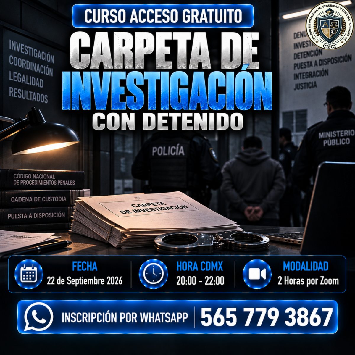 Carpeta de Investigación con Detenido