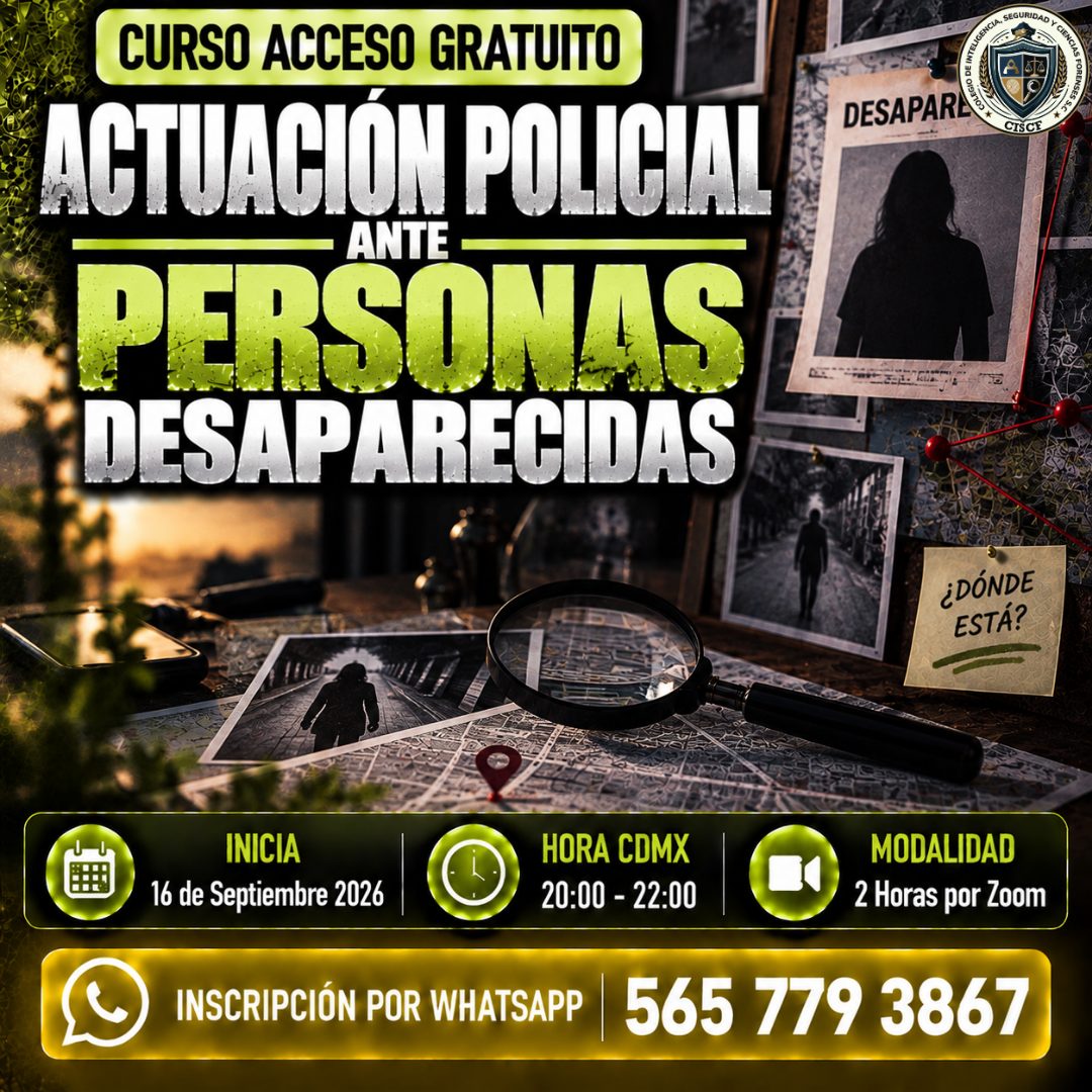 Actuación Policial ante Personas Desaparecidas