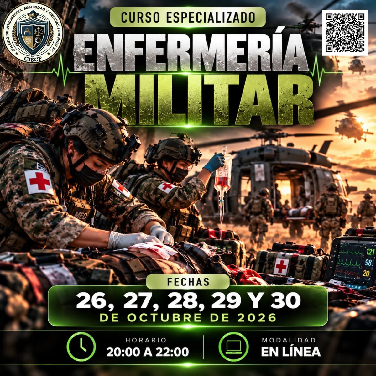 Curso Especializado Enfermería Militar (10horas) 3ª Generación