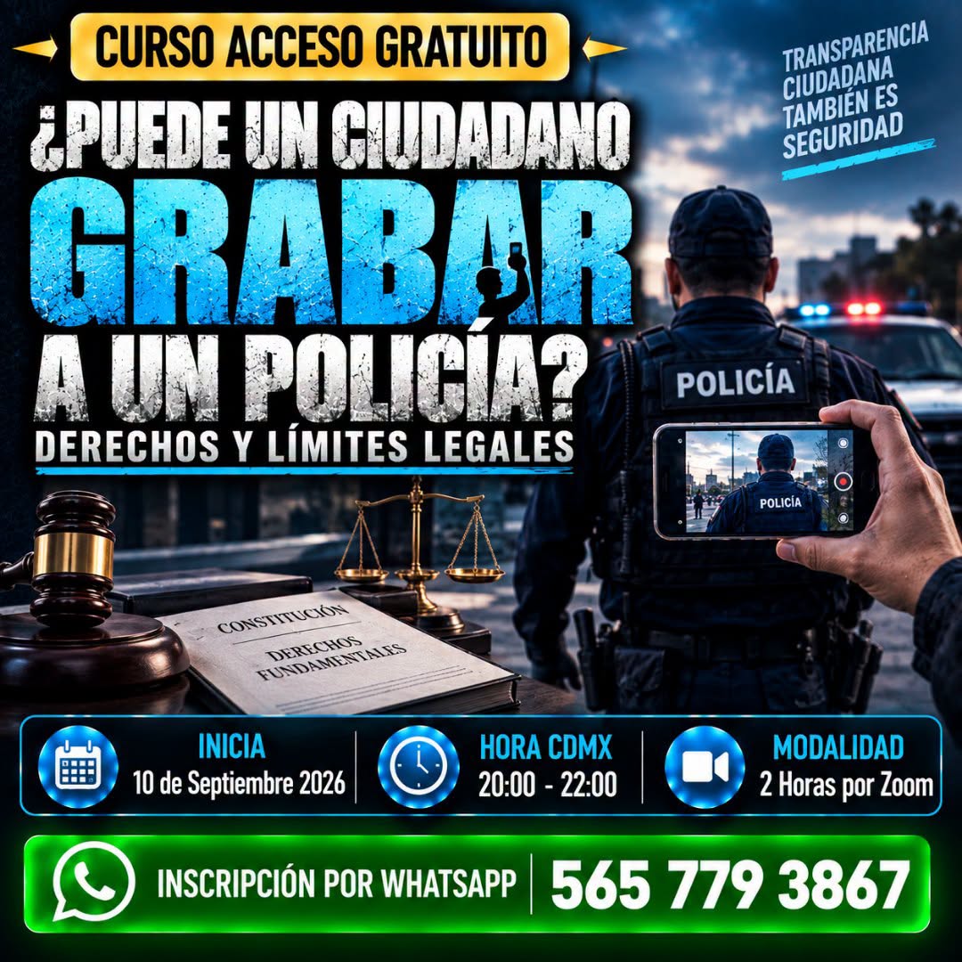 ¿Puede un Ciudadano Grabar a un Policía? Derechos y Límites Legales