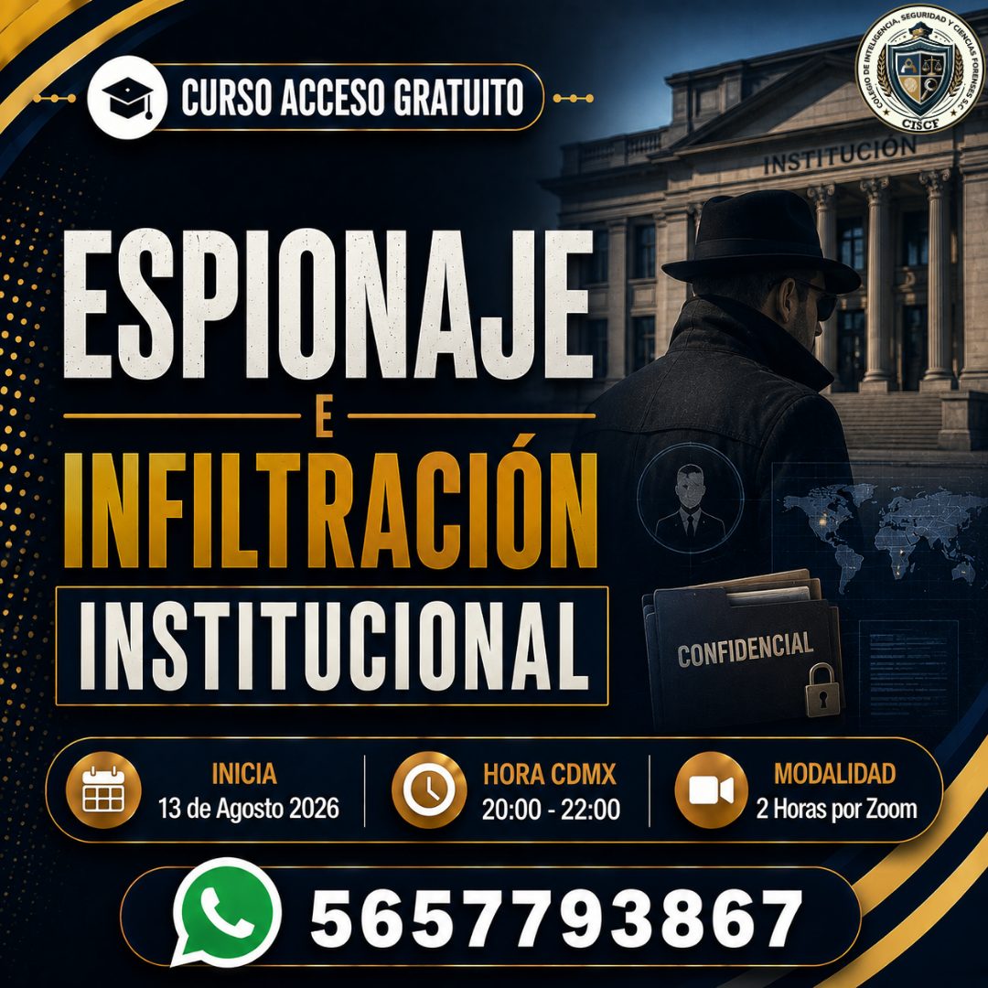 Espionaje e Infiltración Institucional