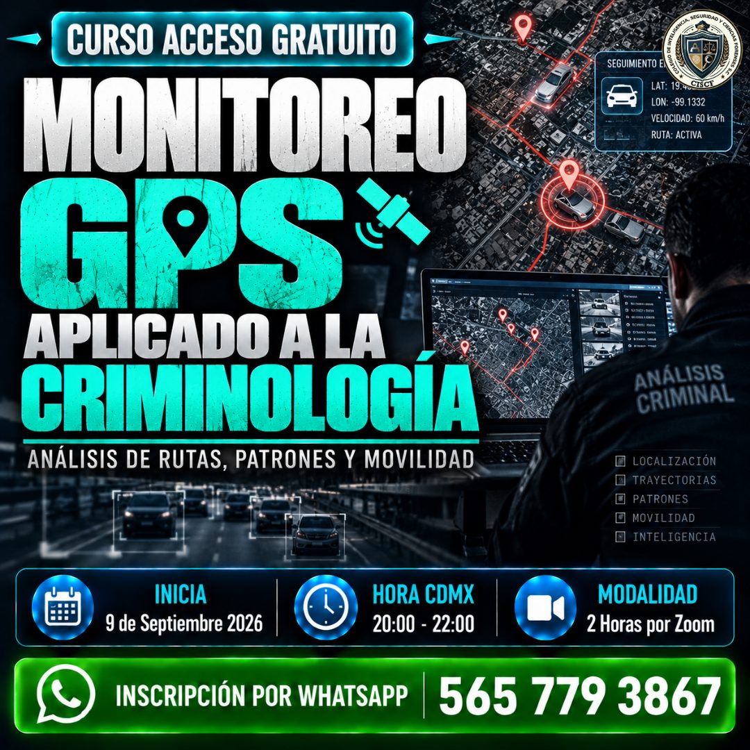 Monitoreo GPS aplicado a la Criminología