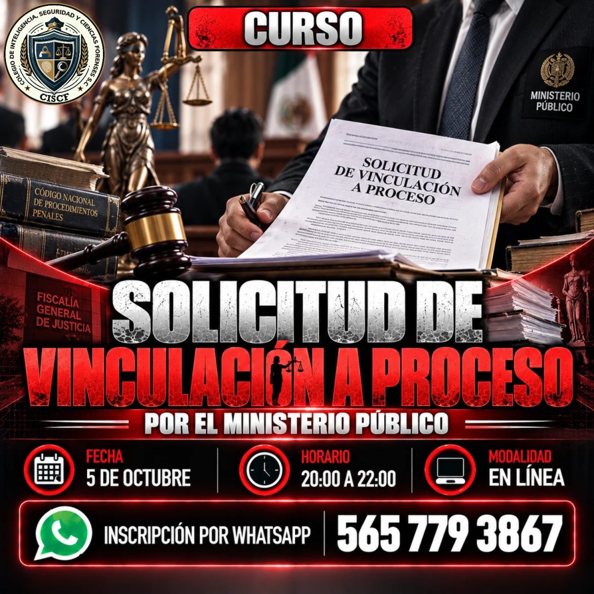 Solicitud de Vinculación a Proceso por el Ministerio Público