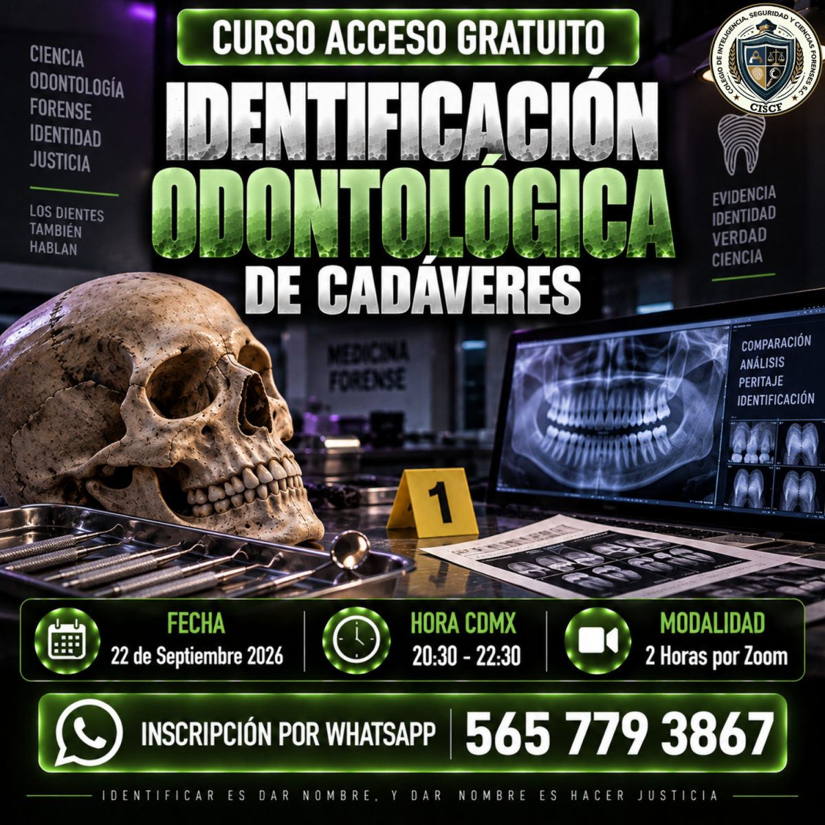 Identificación Odontológica de Cadáveres