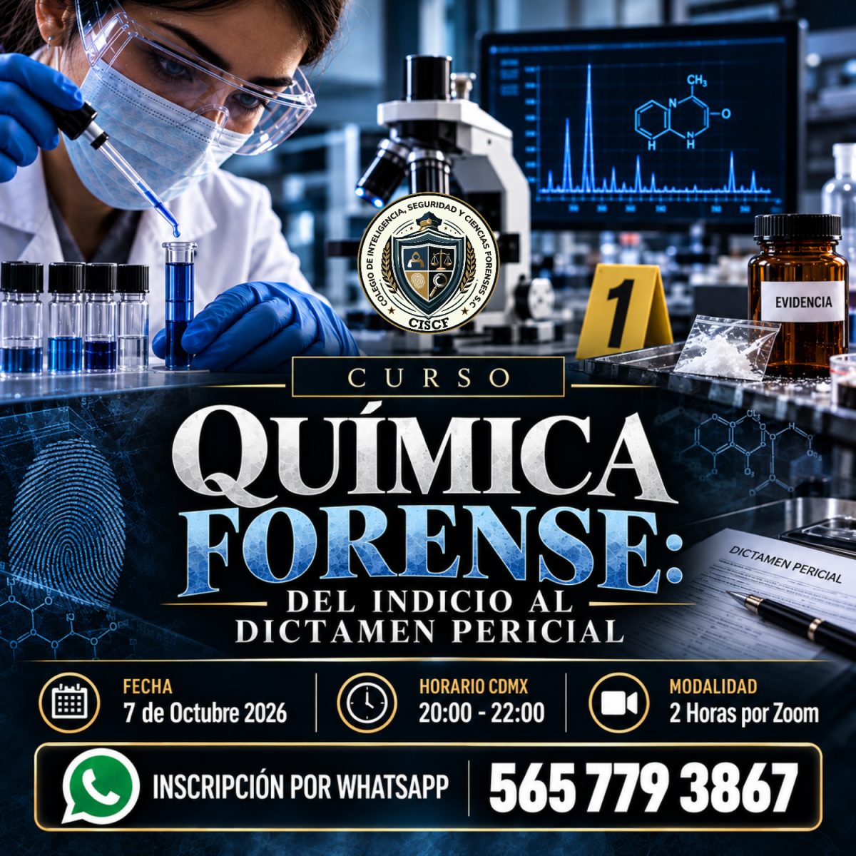 Química Forense: del Indicio al Dictamen Pericial