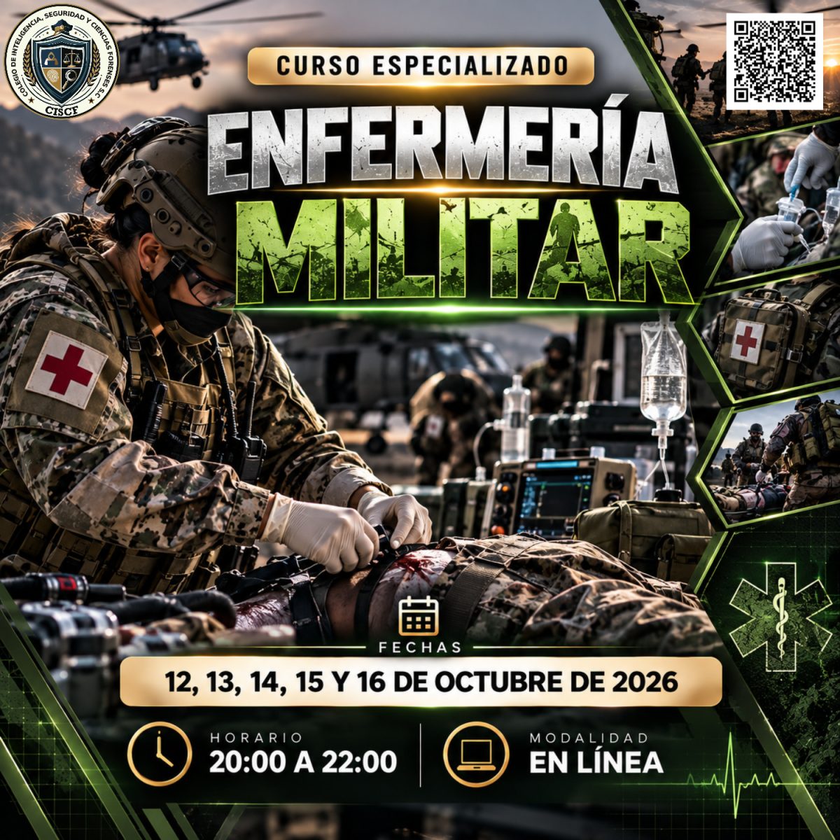 Curso Especializado Enfermería Militar (10horas) 1ª Generación