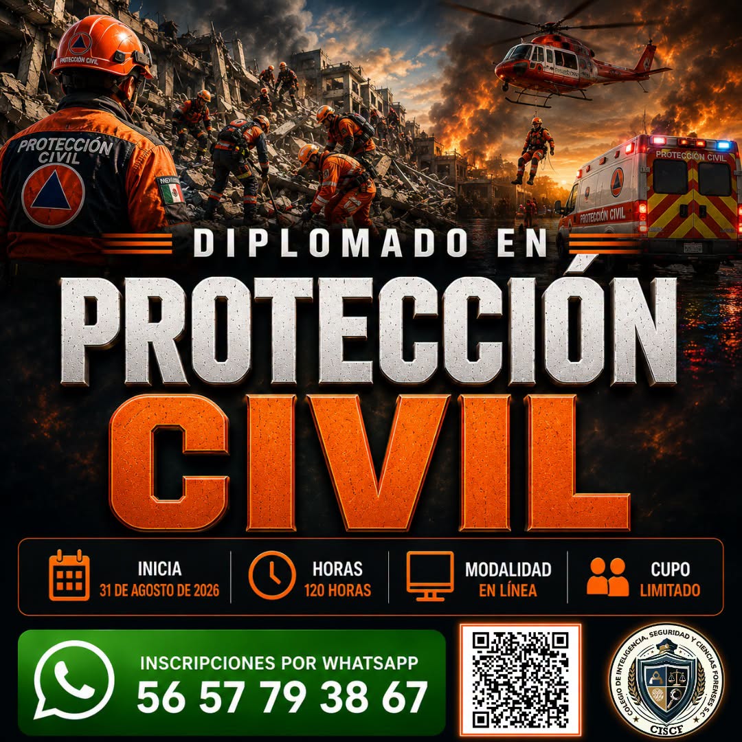 Diplomado en Protección Civil - 2ª Generación (120 Horas)