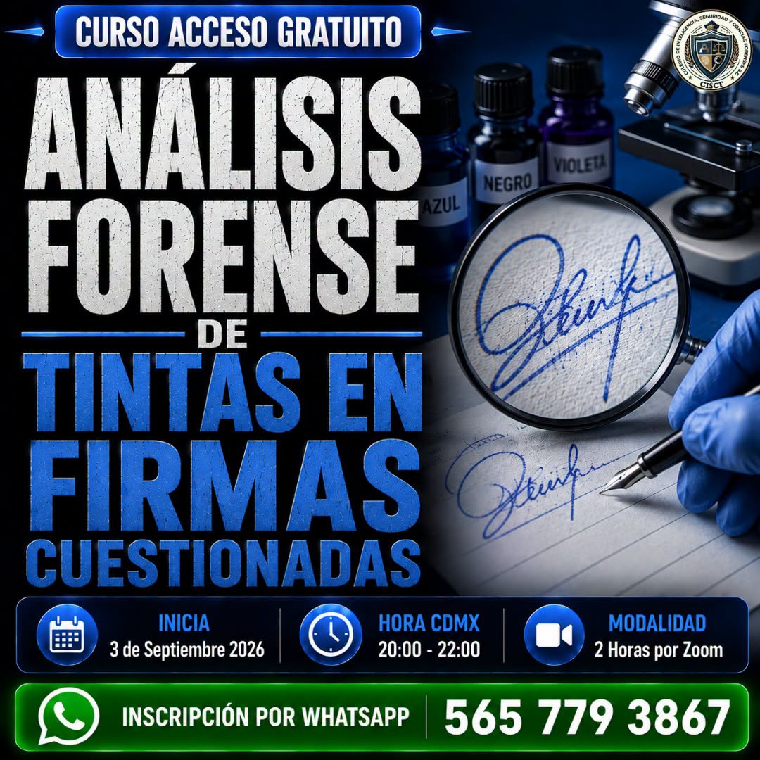 Análisis Forense de Tintas en Firmas Cuestionadas