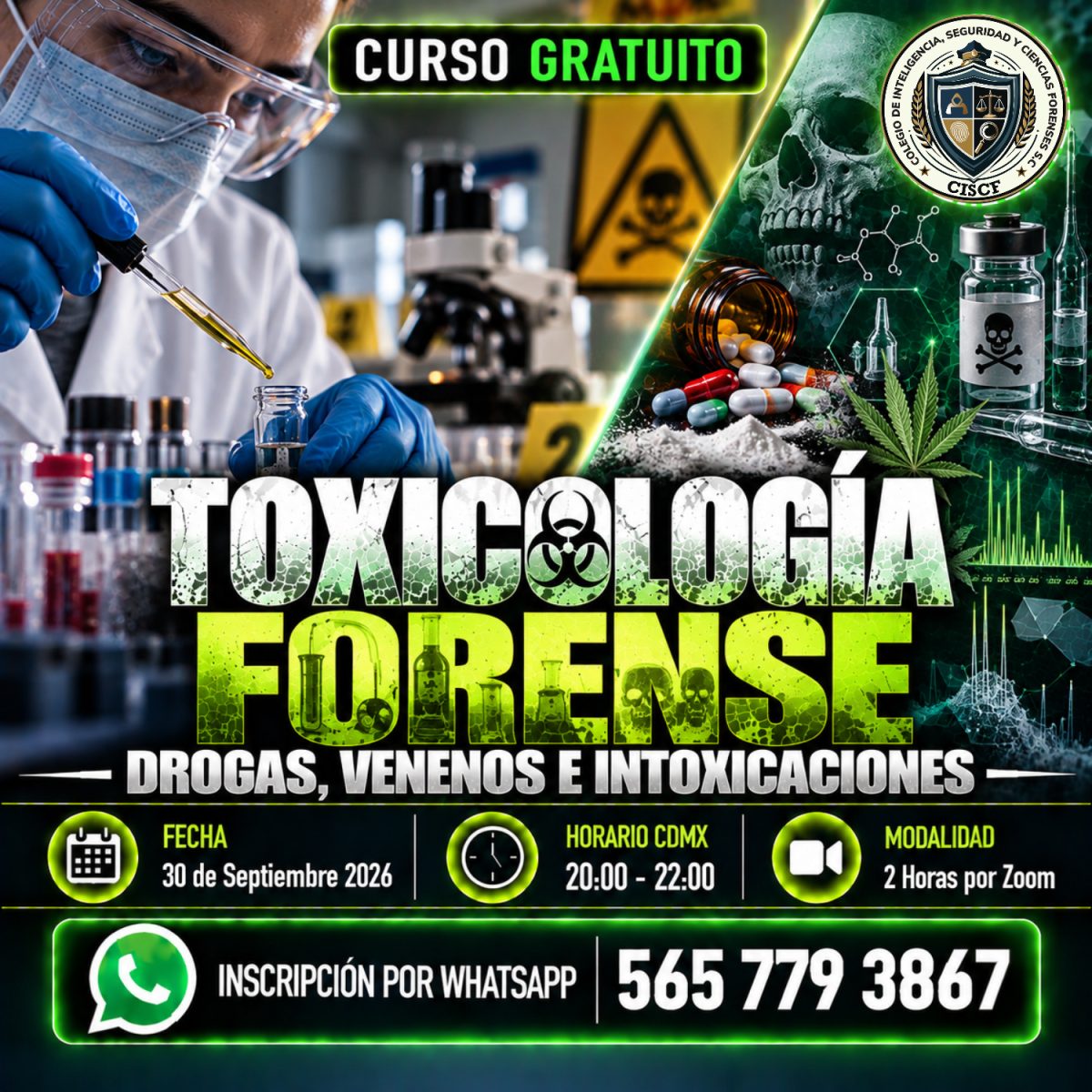 Toxicología Forense: Drogas, Venenos e Intoxicaciones